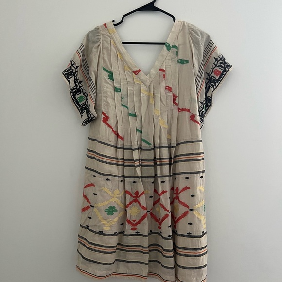 New Romantics by Free People Embroidered Multicolor Boho Dress - Picture 1 of 3